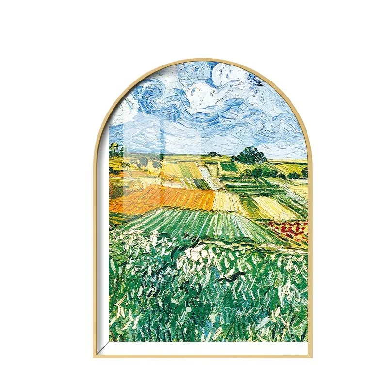 

Art, Side Cabinet, Decorative Painting, Painting, Dining Room, Bedroom, Arched Meter Box