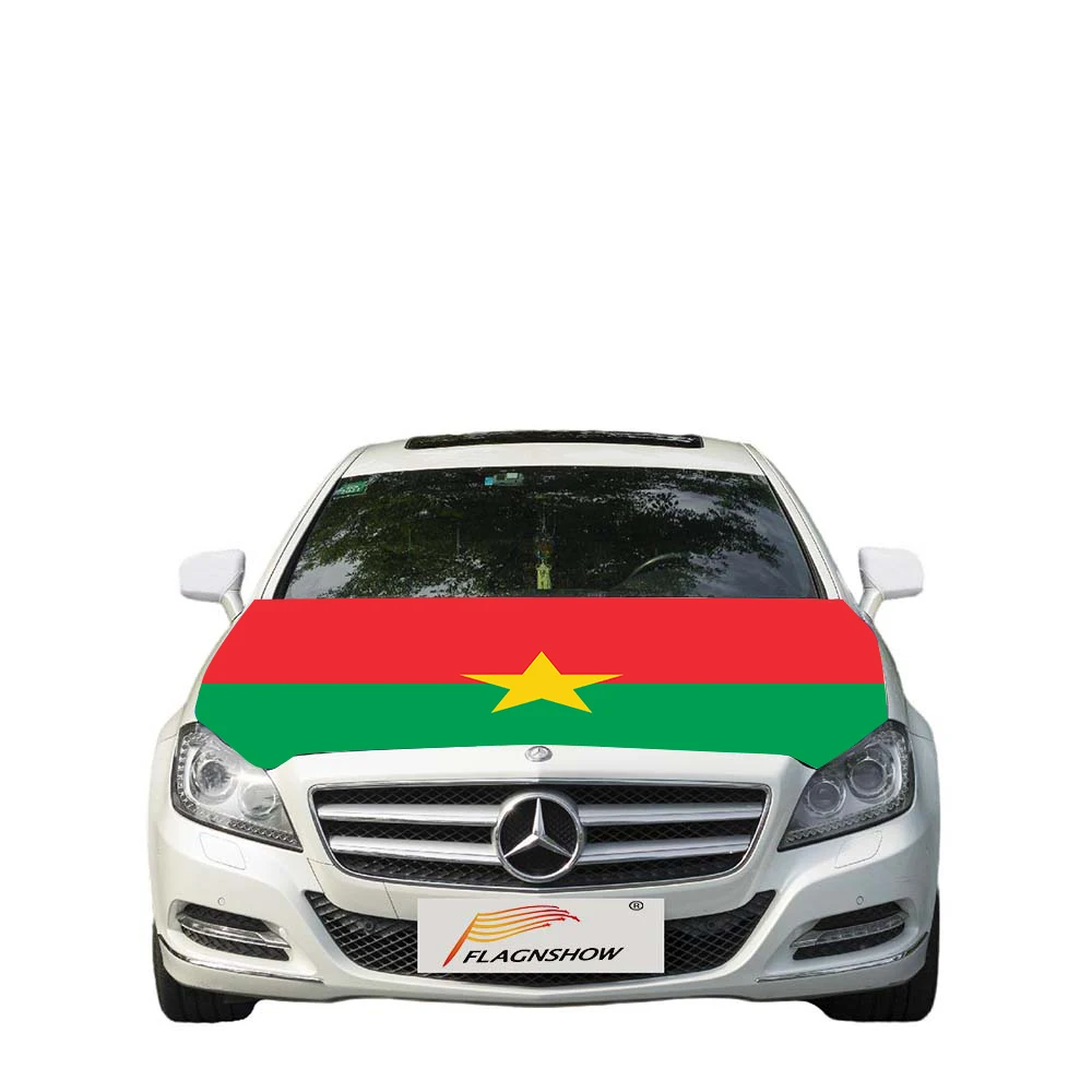 Fast Delivery National Burkina Faso Flag Car Cover For Decoration