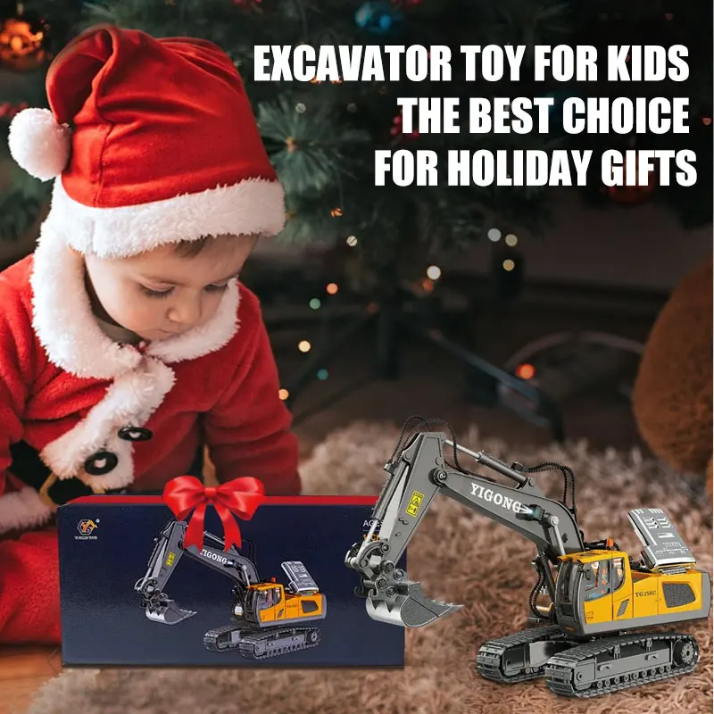 Enfants RC voiture jouet télécommande voiture jouets pour garçons télécommande pelle camion à benne basculante Bulldozer voiture électrique enfants jouets cadeaux