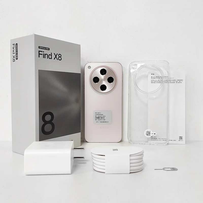 Oppo-find x8 5g電話、16GB RAM、50.0mpカメラ、6.59インチAMOLED、120hz、50Wワイヤレス充電、次元9400、ota、5630mah、Android 15.0、新規