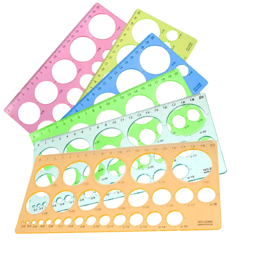 1PC Random Quilling Ruler Template Tool Kit Circle Size Origami Paper Quilled Creat DIY-F(x)
