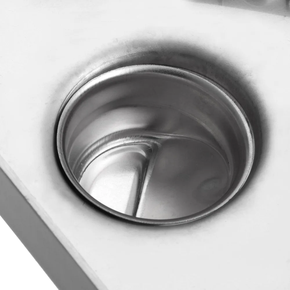 304 Stainless Steel Floor Drain Concealed Triangular Corner Drain Threaded Adapter Anti-Clog Bathroom Floor Drain Shower Room
