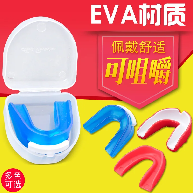 

Basketball Boxing Sanda Braces Muay Thai Fighting Taekwondo Single and Double Layer Karate Fighting UF Teeth Protection Silicone