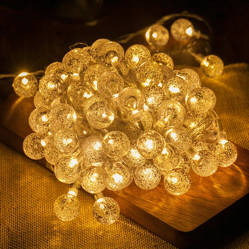 

10M Led lights Decoration Garland Fairy String Lights Outdoor Waterproof Camping Battery Operated Light Party Christmas Supplies