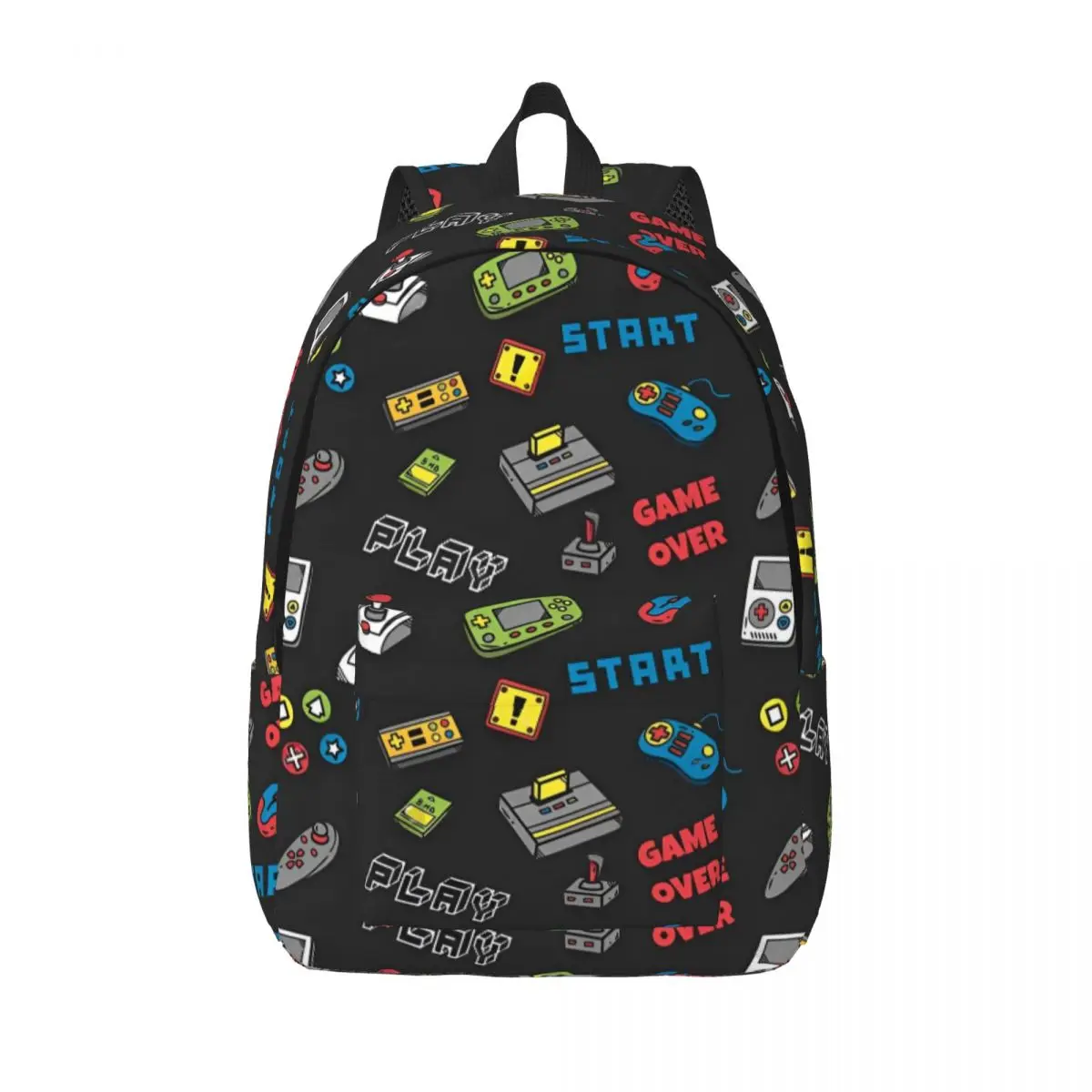 

Video Game Gaming Controller Backpack for Men Women Fashion Student Work Daypack College Shoulder Bag Gift