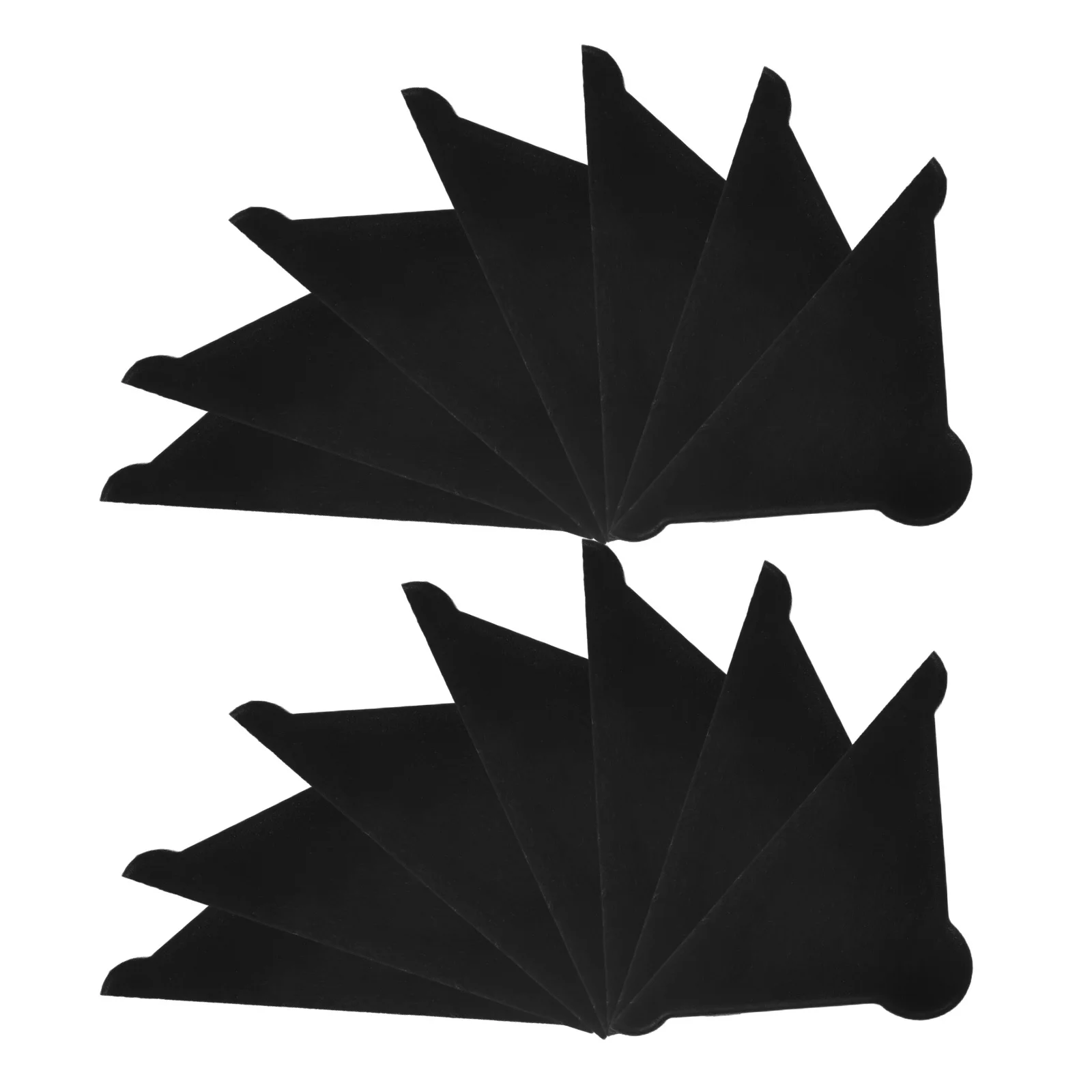 100 قطعة غطاء زاوية المرآة مثلث تأثير حماية البلاستيك تقليم الحرس مجلس حافة حماية الزجاج المقسى #6