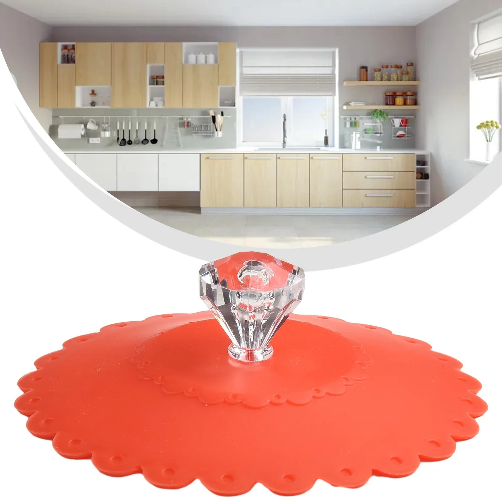 1 pz carino coperchio della tazza in silicone resistente al calore a prova di perdite coperchio della tazza di vetro coperchio della tazza tazza di caffè antipolvere tenere al caldo il silicone