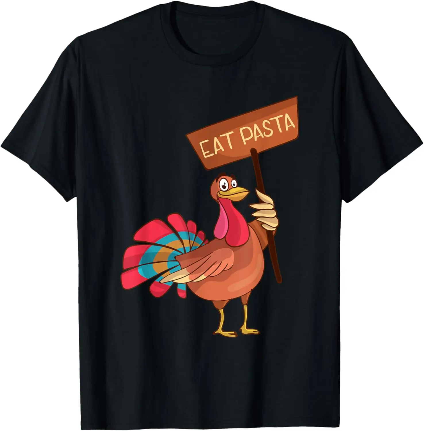 Eat Pasta Not Turquía Divertida camiseta vegana de Turquía de Acción de Gracias