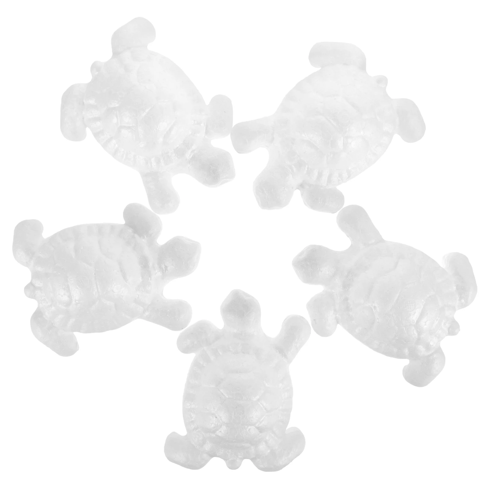 Mousse en forme de tortue, 5 pièces, artisanat, Figurine, peinture, éponge, décorations créatives