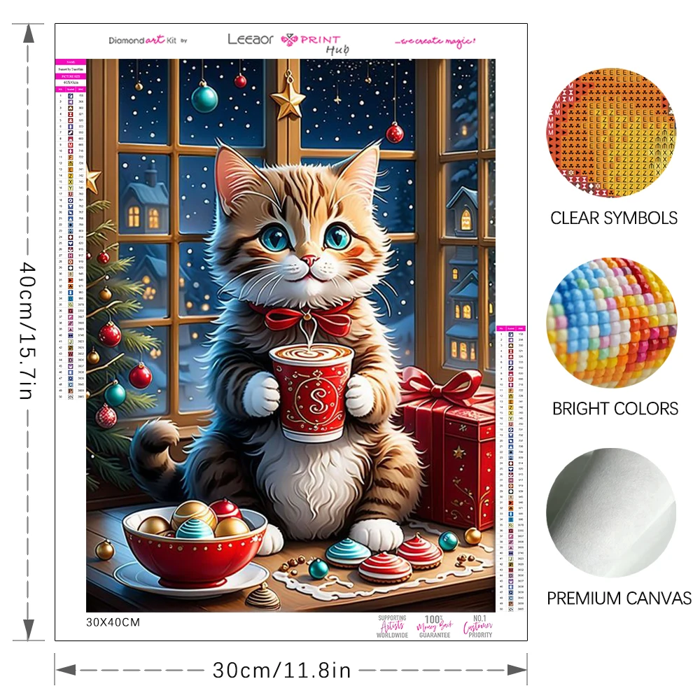 Farbe Katze Diamant Malerei neue 2024 niedlichen Bild voller Strass Diamant Mosaik Kreuz stich Set Home Dekoration Kinder geschenk