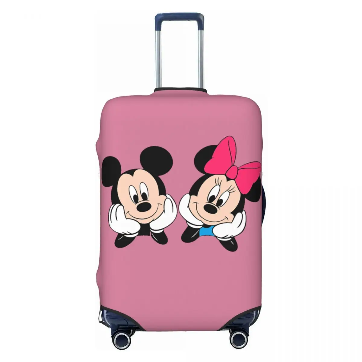 Custom Mickey Mouse Suitcase Cover Elastic Travel Luggage Covers for 18-32 inch