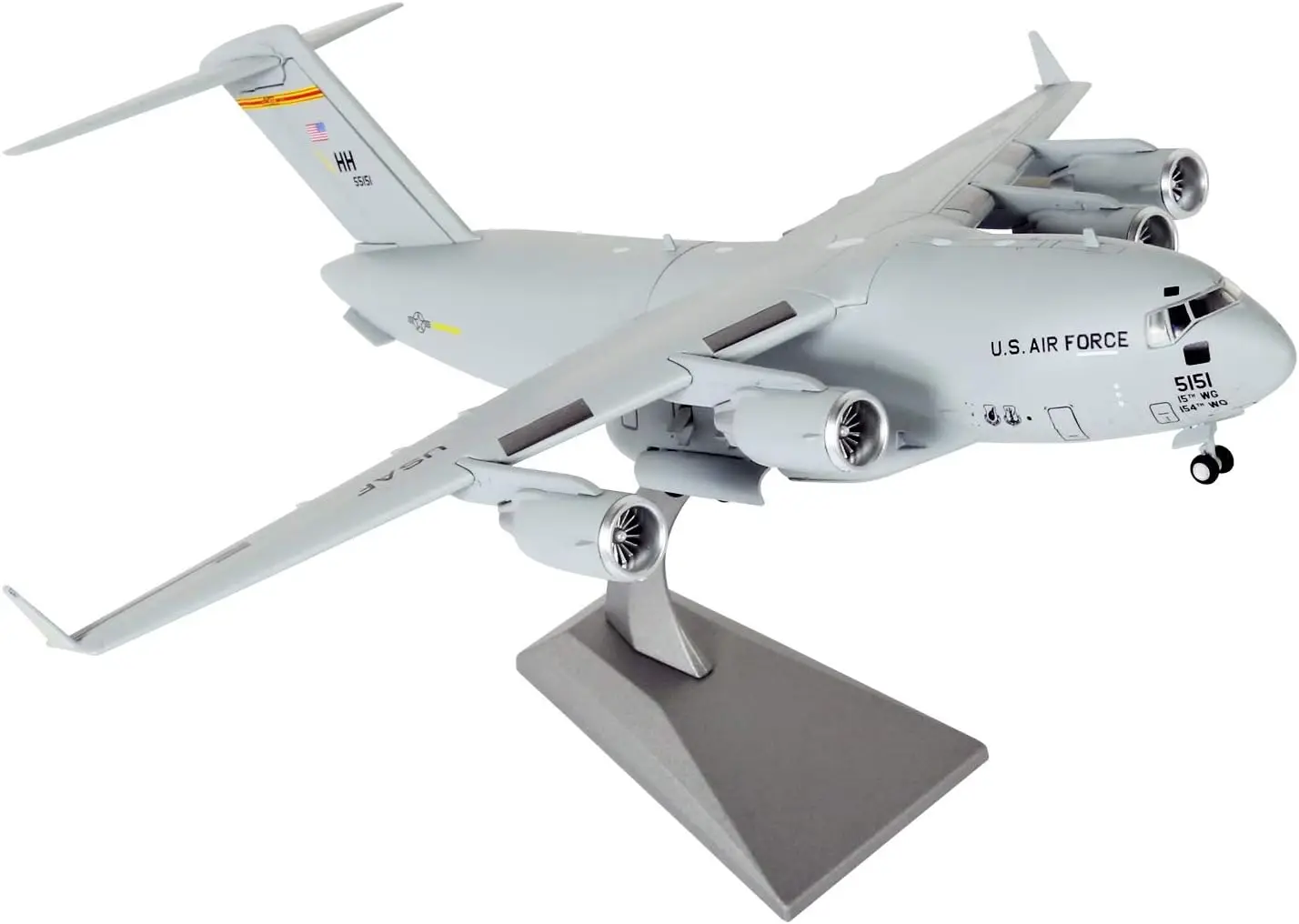 

1/200 Scale US Air Force C-17 Global Overlord Strategic Transport Aircraft Alloy Aircraft Metal Fighter Military Model Fairchild