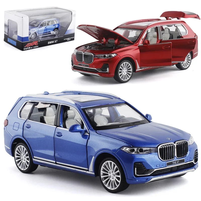 

1:32 BMW X7 Alloy Car Model Toy Metal Diecast Simulation Off Road Vehicle Metal Toy Car Model For Kids Toy Gifts Collections F15