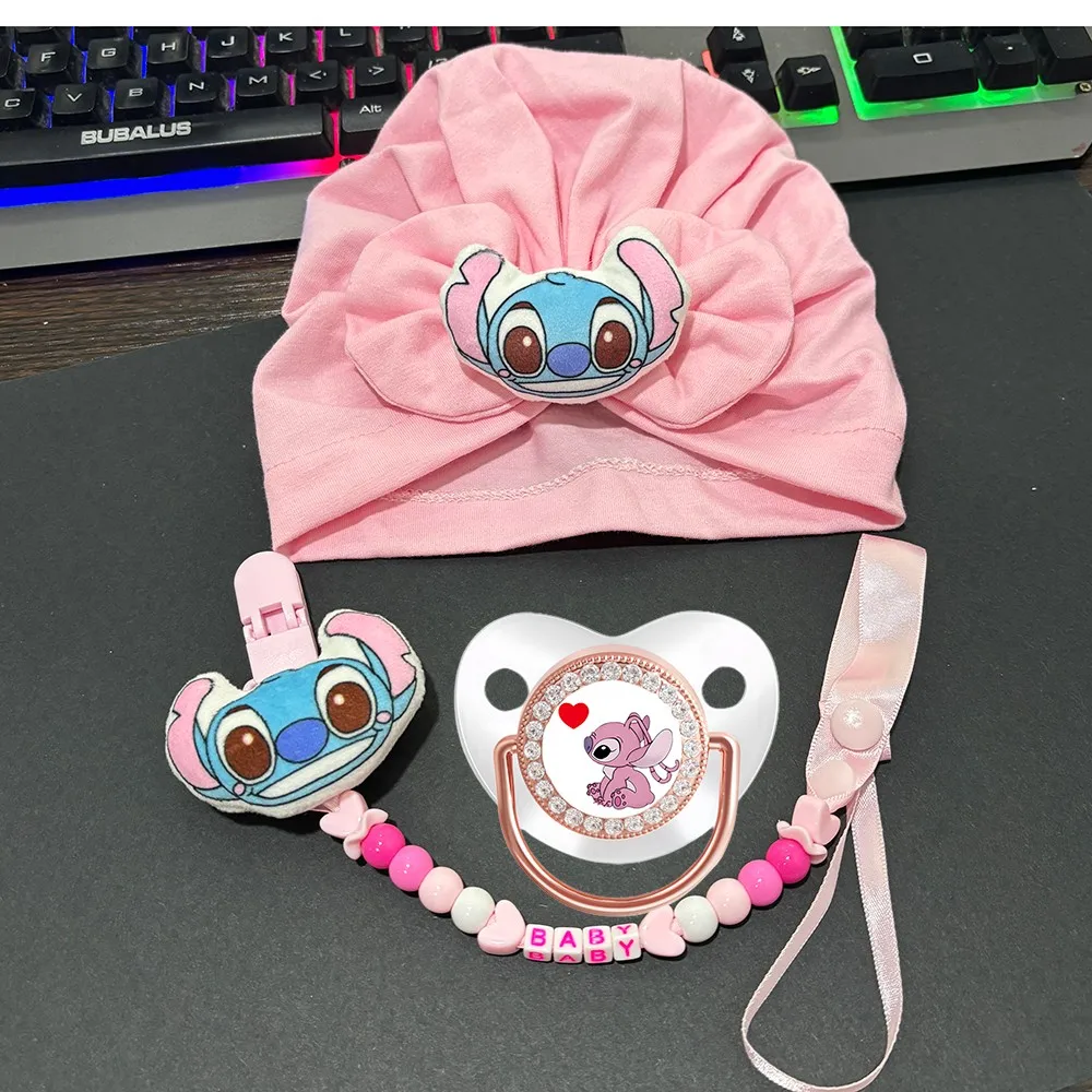 

Cartoon Print Baby Pacifier and Holder Clip Set for 0-12 Months Baby