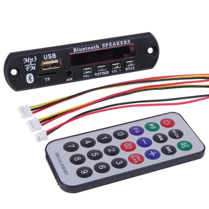 

MP3 Decoders Module Board Lossless Bluetooths 5.0 Decoders Board Module Audio Module Red Digital LED Display Board Wireless With