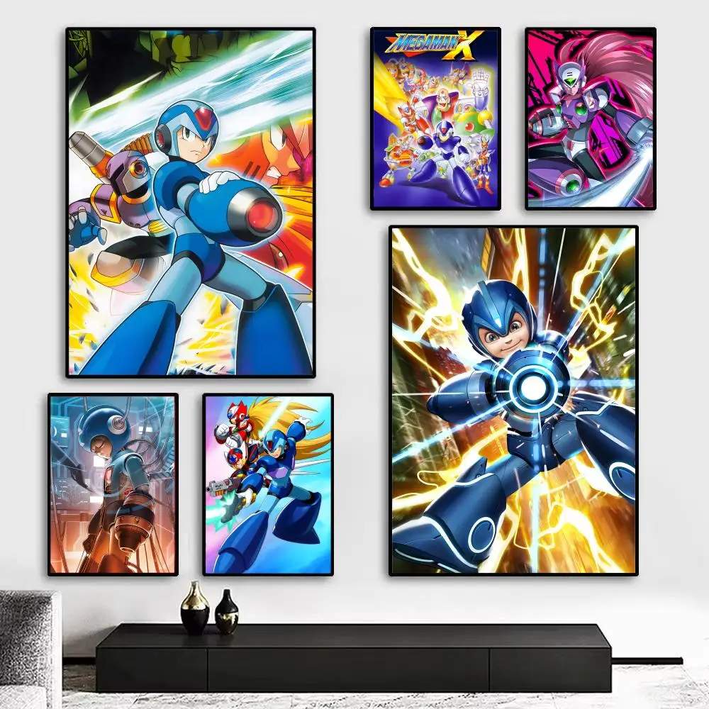 Zero R-Rockman Megaman X Zero Anime Poster Art print wall decor ideal for living room, bedroom, bar, parlor, and home gifting