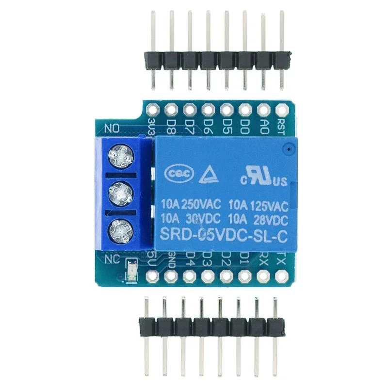 รีเลย์ D1โมดูล wemos หนึ่งช่องโมดูล D1รีเลย์ขนาดเล็กสำหรับบอร์ดพัฒนา ESP8266 1ช่อง