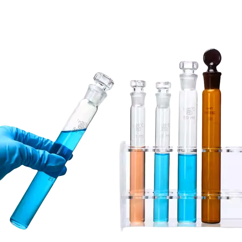 Glass colorimetric tube Nesser tube