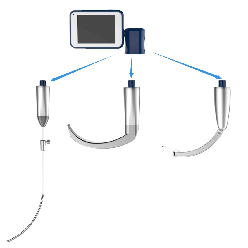 

3 in 1 multifunctional reusable video laryngoscope rigid stylet set anesthesia difficult airway intubation management