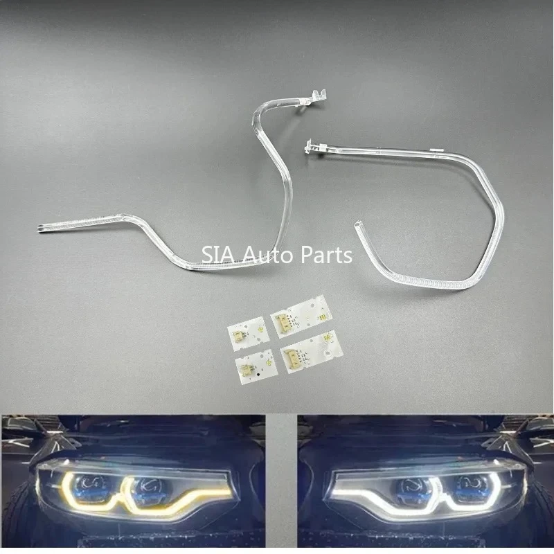 

Light Guide Plate Light Guide Tube Headlight Daytime Running Light Guide Angel Eye For BMW 4 Series F32 2017-2020 High Car DRL