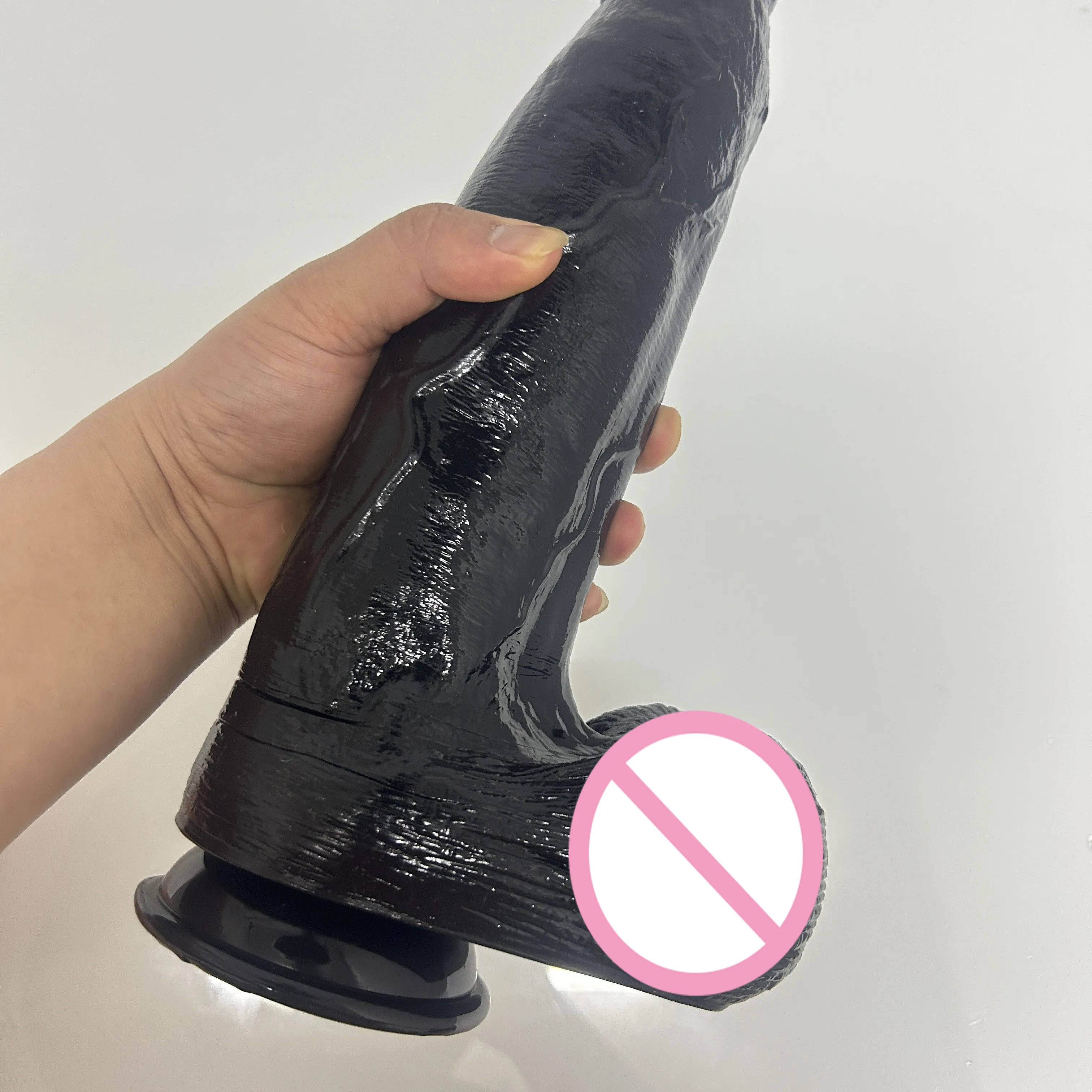 3inch Huge Black Dildo Big Size Strong Penis With Sucker Big Dick Dildos Real Adult Toys 32cm Long Dildo Xxxl For Women Machine