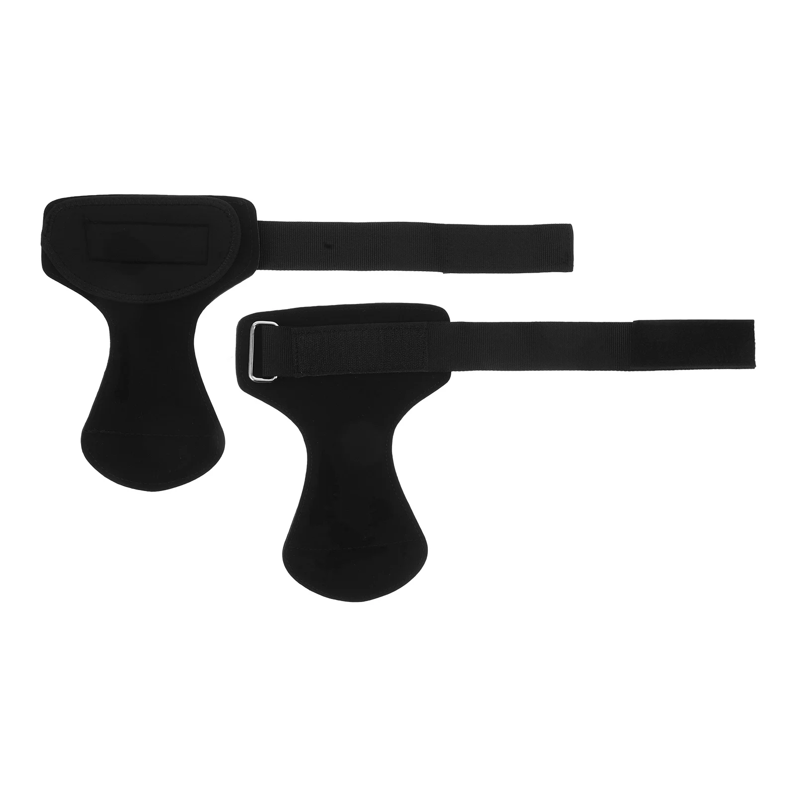 1Pair Pull-Up Palm Protector Weightlifting Palm Pad Training Gloves Gym Grip Support Sports Wrist Strap for Fitness