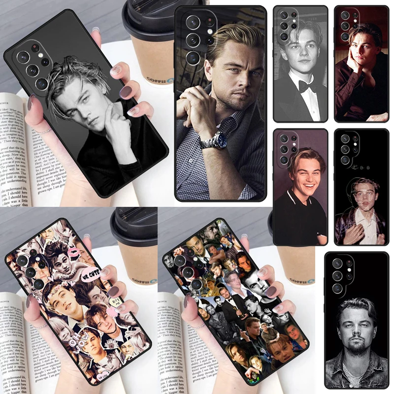 Leonardo Dicaprio Cover For Samsung Galaxy S23 Ultra S22 S20 S21 FE S8 S9 S10 Plus Note 10 20 Ultra phone Case