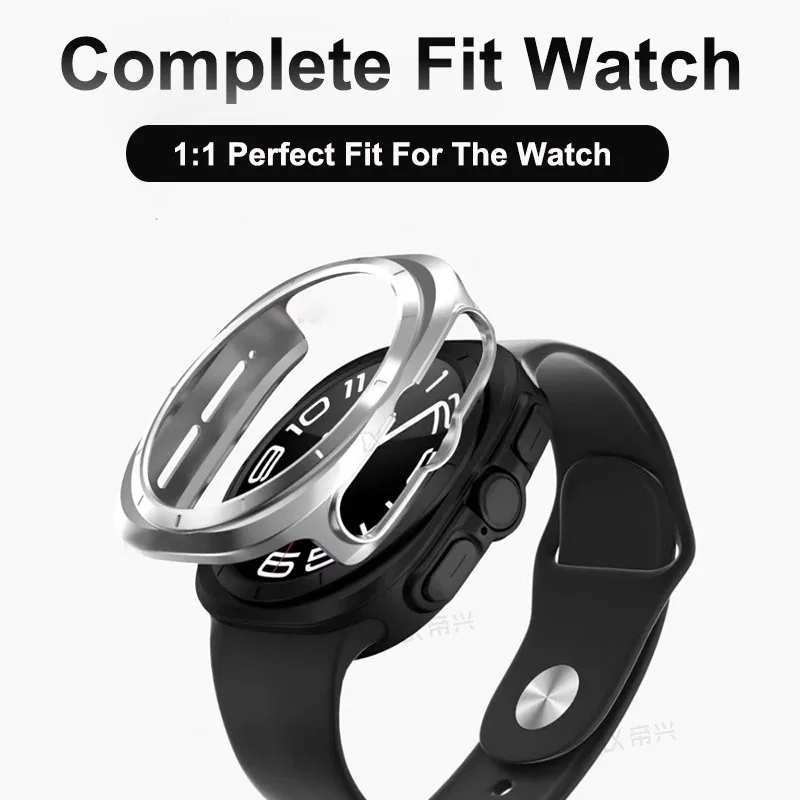 PC Case For Samsung Galaxy Watch Ultra 47mm Scratch Proof PC Hard Protector All-Around Bumper Samsung Watch7 Accessories