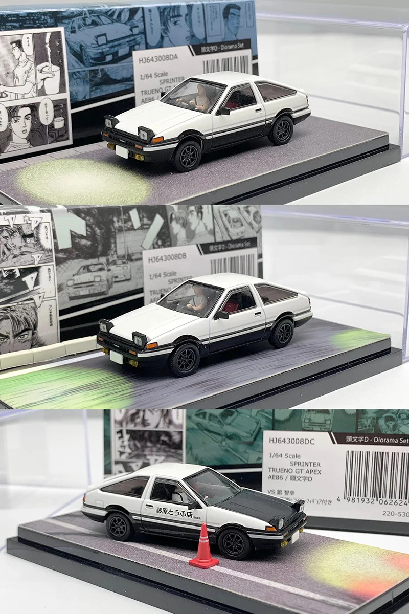 

Коллекционная модель автомобиля Hobby Japan Diecast Alloy 1:64 SPEINTER TRUENO GT APEX AE86, классика, сувенир для взрослых, статическая модель для демонстрации