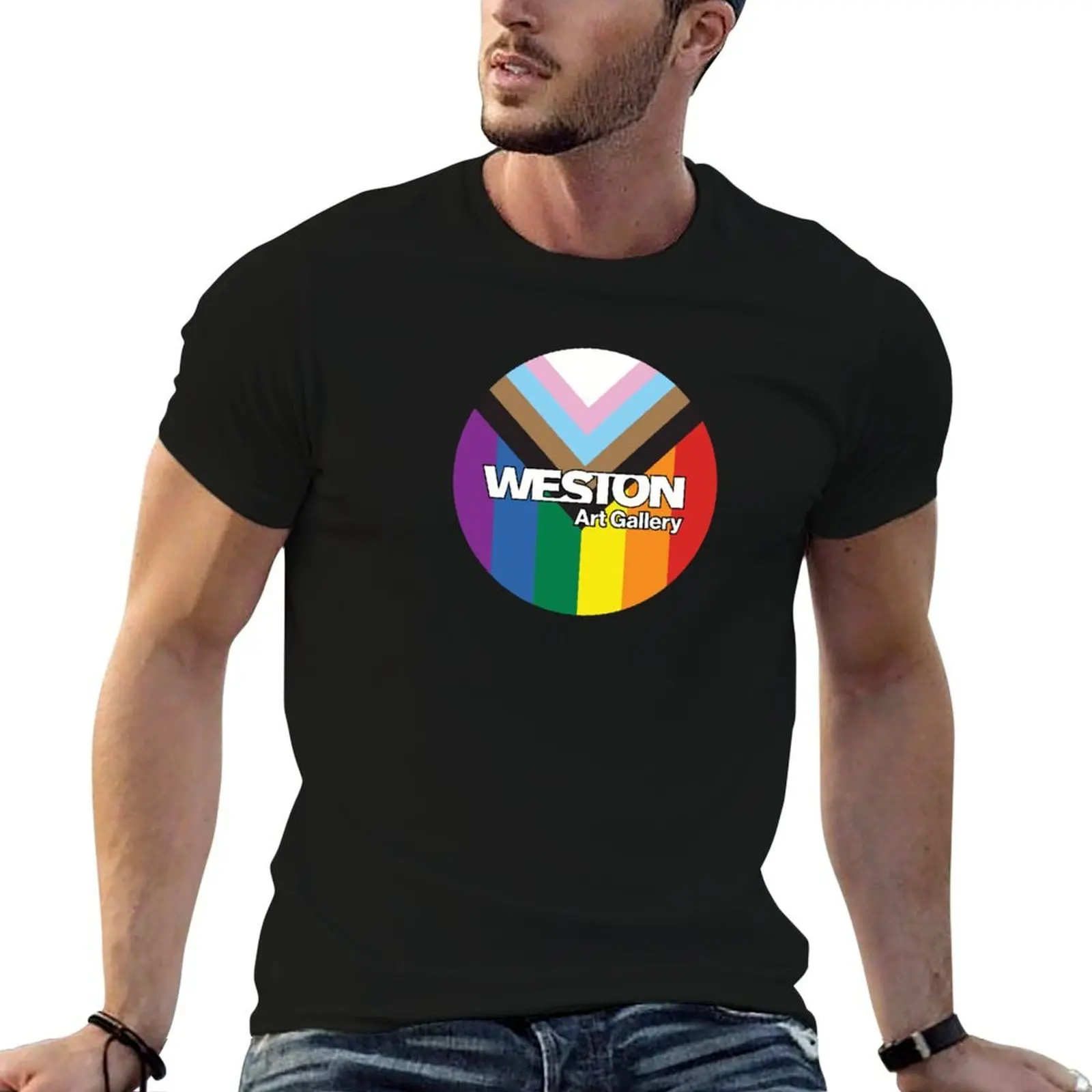 

Weston Art Gallery Pride T-Shirt t shirts for man graphic vintage cotton t shirt pack T-Shirt