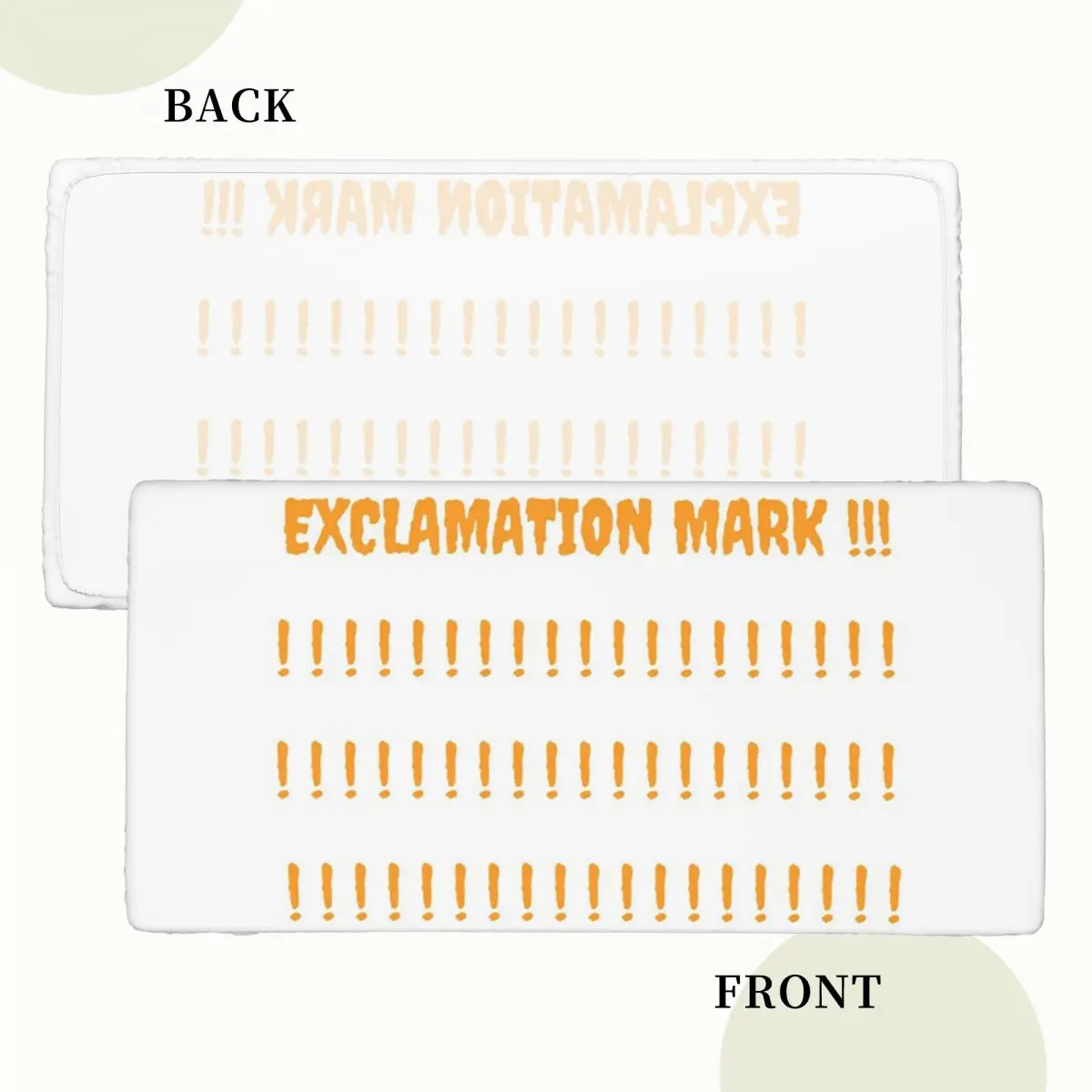 Exclamation Mark Alert The World For Upcoming Future Rectangular Tablecloth Table Cover Festival Party Decorations Table Cloth