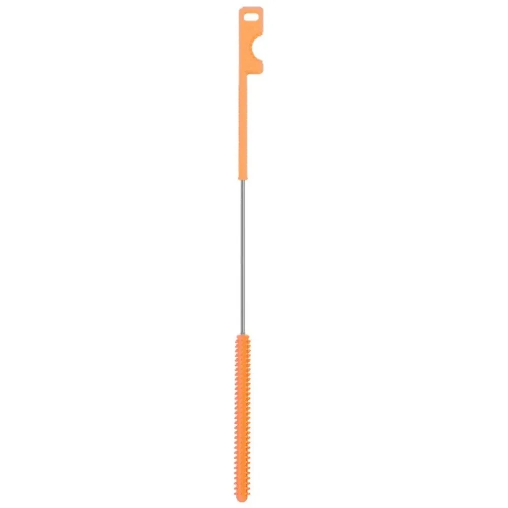 26cm Extended Version Silicone Straw Brush Dual-head Design Bendable Extra Long Brush Straw Cleaning Brush Pacifier