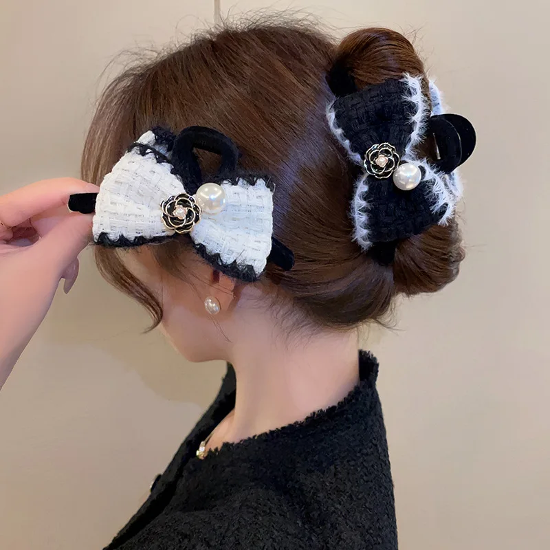 

Quality Acrylic Hair Clips Non-slip Shark Clips Plush Hair Clips At The Back Of The Head Ponytail Hair Clips Ladies Hair Clips