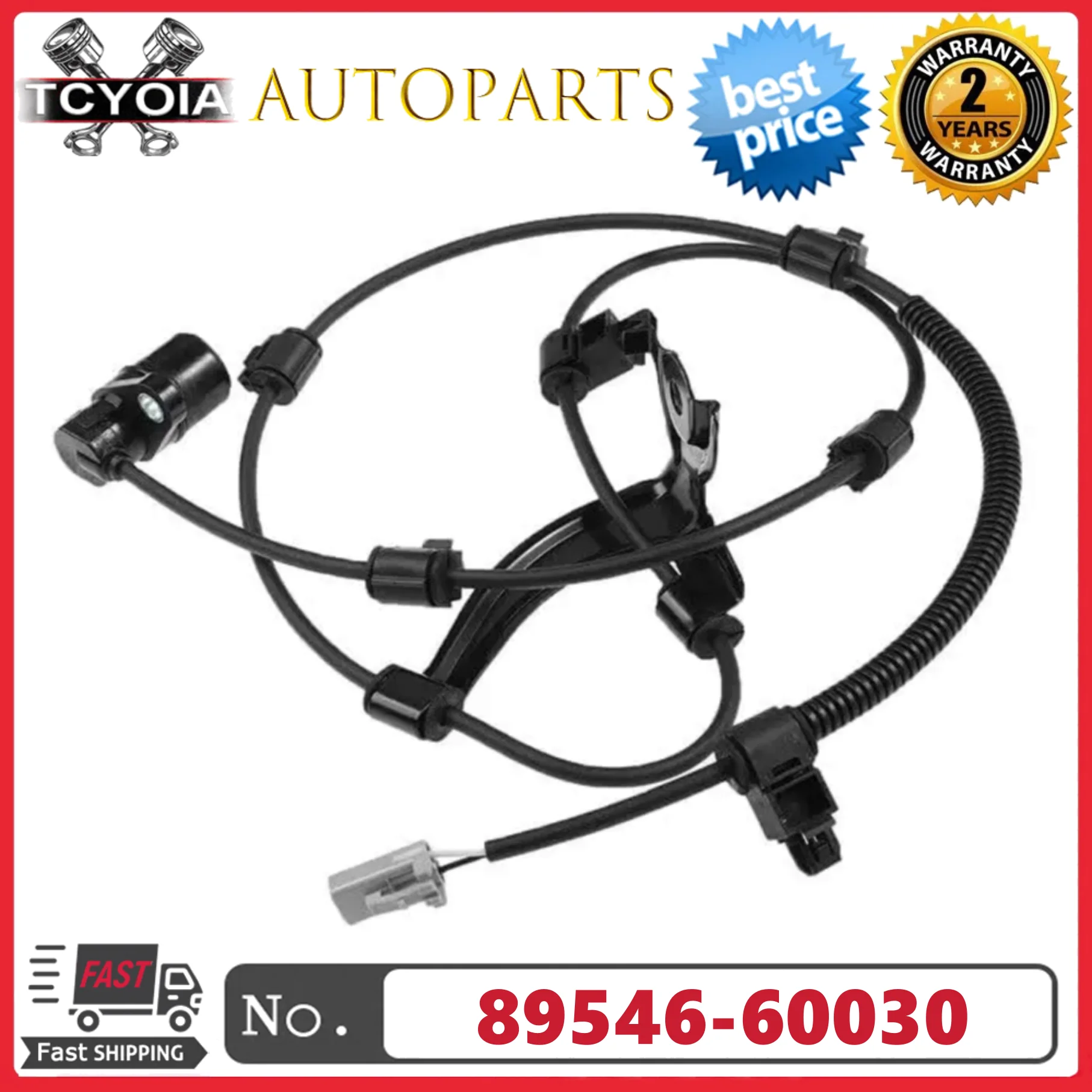 

ABS Speed Sensor 89546-60030 For Toyota Land Cruiser 100 LC100 LEXUS LX470 1998-2007 Rear Left