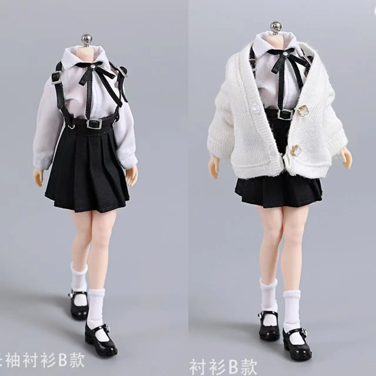 Cdtoys Cd042 1/12 Female Soldier College Students JK Skirt Set Suitable for 6 Inch 1/12 TBLeague Phicen Action Figure Body Dolls