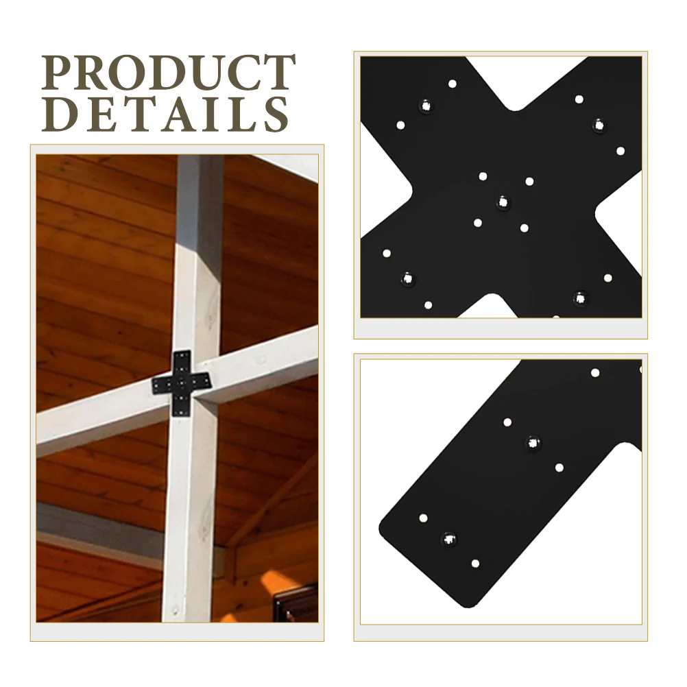 

Металлическая сверхмощная поперечная скоба, ремонтная пластина, крестообразный настенный кронштейн для структурной поддержки, ремонтная пластина из нержавеющей стали