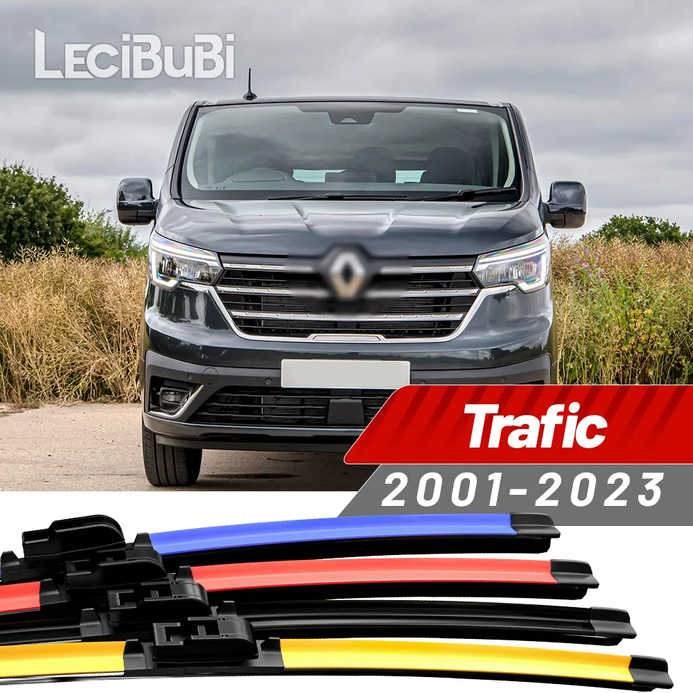 2 Stück für Renault Trafic 2001–2023 2012 2013 2016 2017 2018 2019 2020 2021 2022 Frontscheibenwischerblätter Scheibenwischer