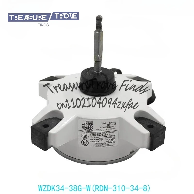 

Подходит для внешнего двигателя кондиционера Midea WZDK34-38G-W Внешний вентилятор ZKFN-34-10-1 RDN-33-34-8