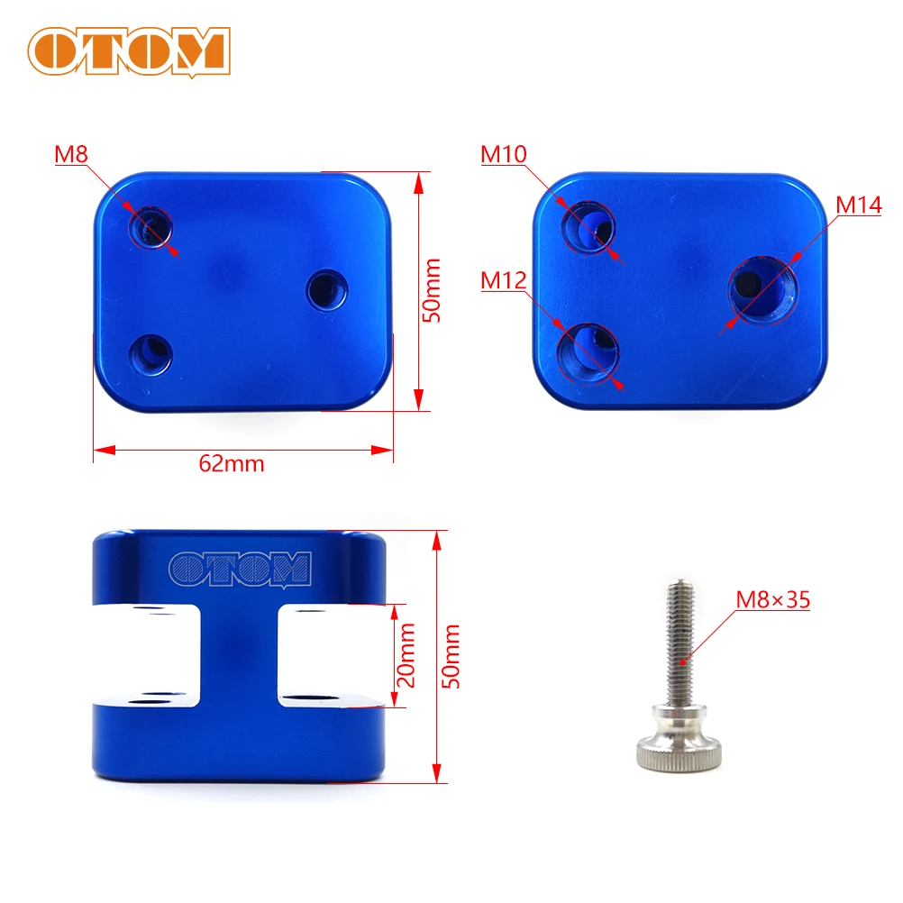 OTOM Universal Spark Plug Gap Gauge Caliper Adjustment Tool 10mm 12mm 14mm For Car Motorcycle ADV ATV UTV Nozzle Adjuster Mainte
