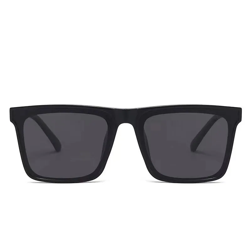 Gafas de sol con montura cuadrada para hombre y mujer, lentes de sol Unisex de lujo, a la moda, versión coreana, novedad de 2024