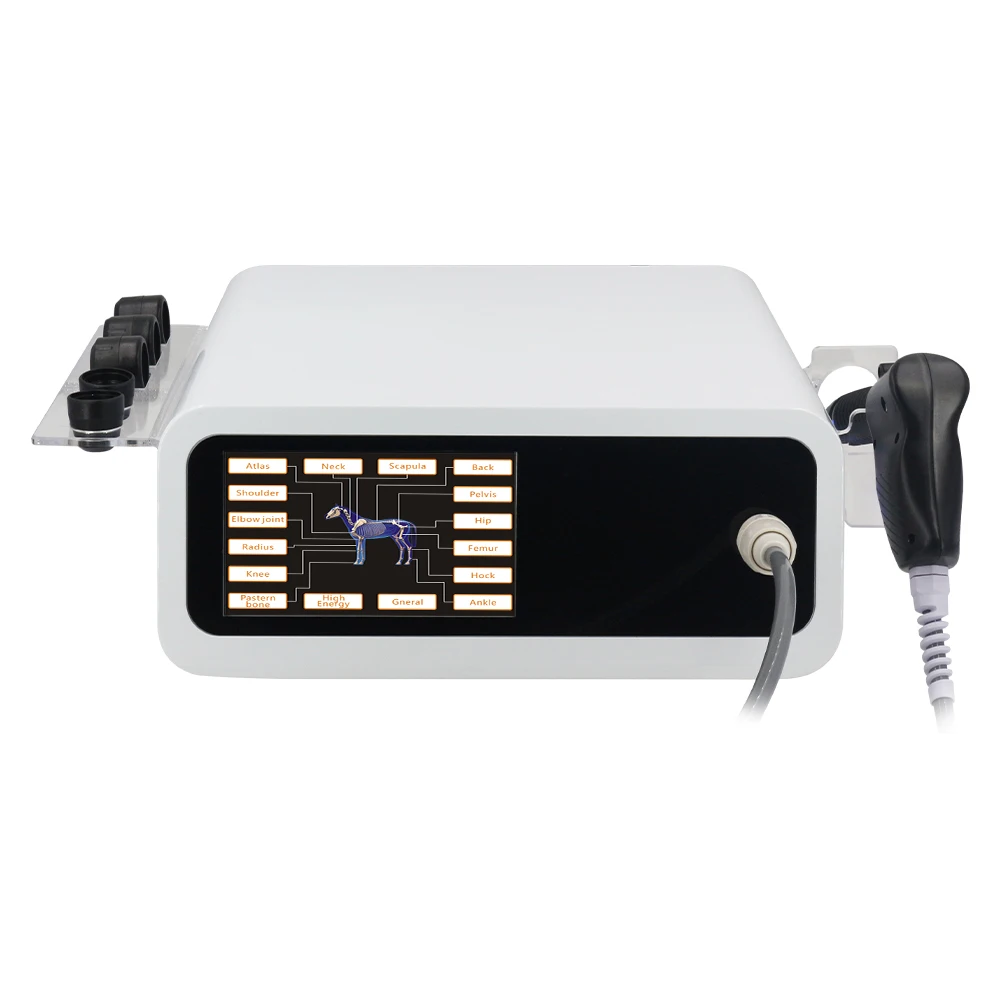 Animals Pneumatic Shockwave Therapy Machine For Horse Pain Relief Muscle Relaxation Massage New 10Bar Professional Massager