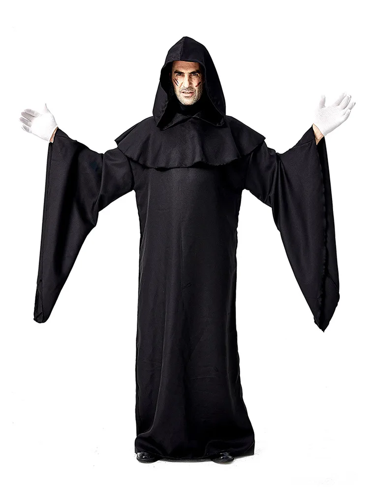

Хэллоуин k Костюм Демона Bla Robe Дьявол Канион Экипировка Большой Размер Волшебный Костюм Магенера Сценическое Представление Женская Одежда