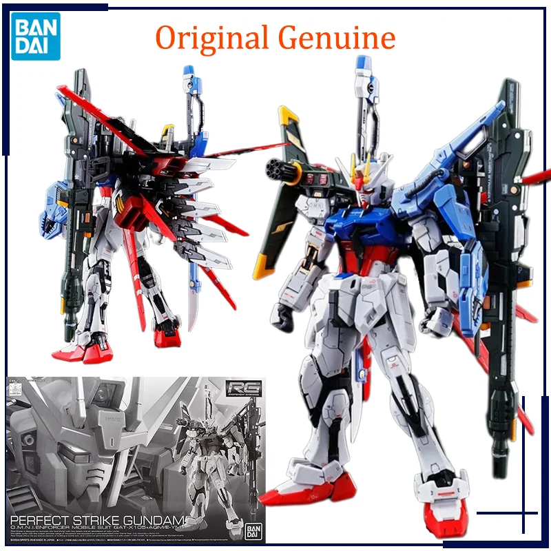 

Original Genuine RG 1/144 PERFECT STRIKE Gundam PB Limited Bandai Anime Model Toys Action Figure Gifts Collectible Ornaments Boy