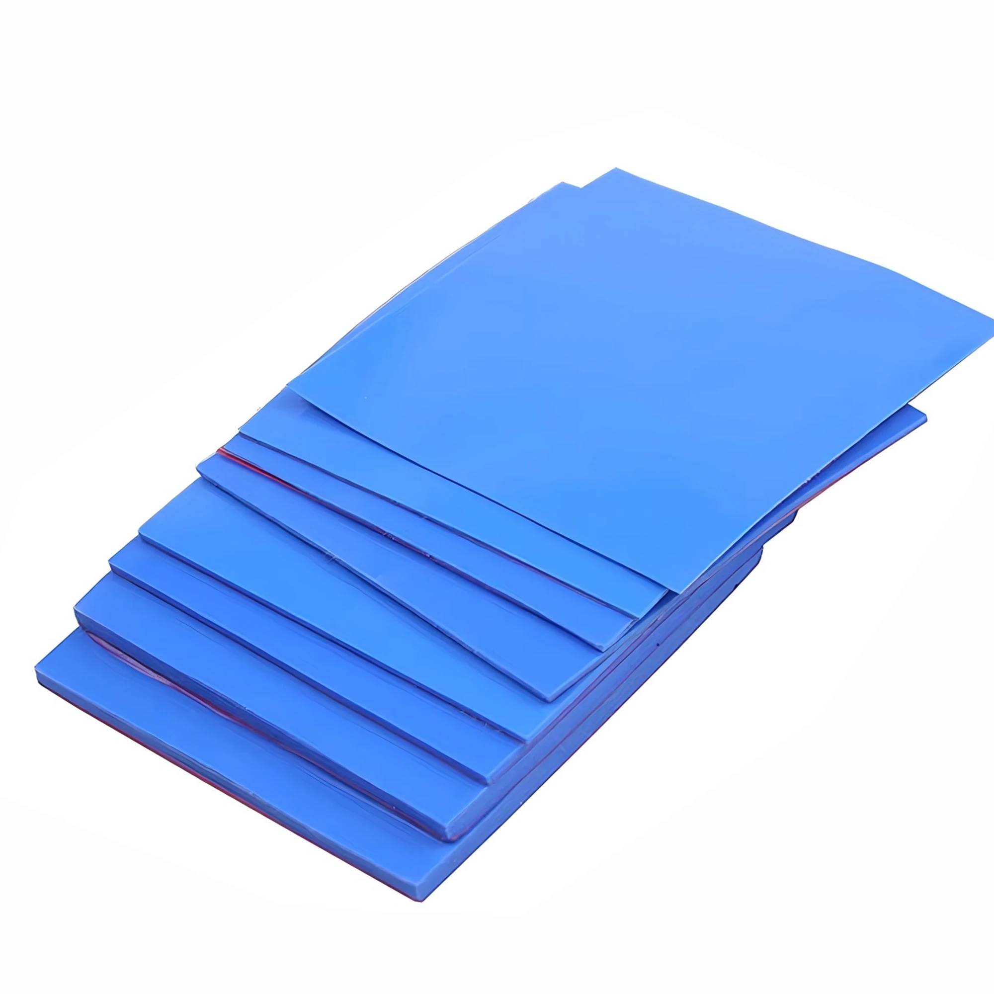 8pcs YOUNUON 100x100x0.5mm 1mm 1.5mm 2mm 2.5mm 3mm 4mm 5mm Blue White Green Combination Thermal Pads Cooling Conductive Silicone