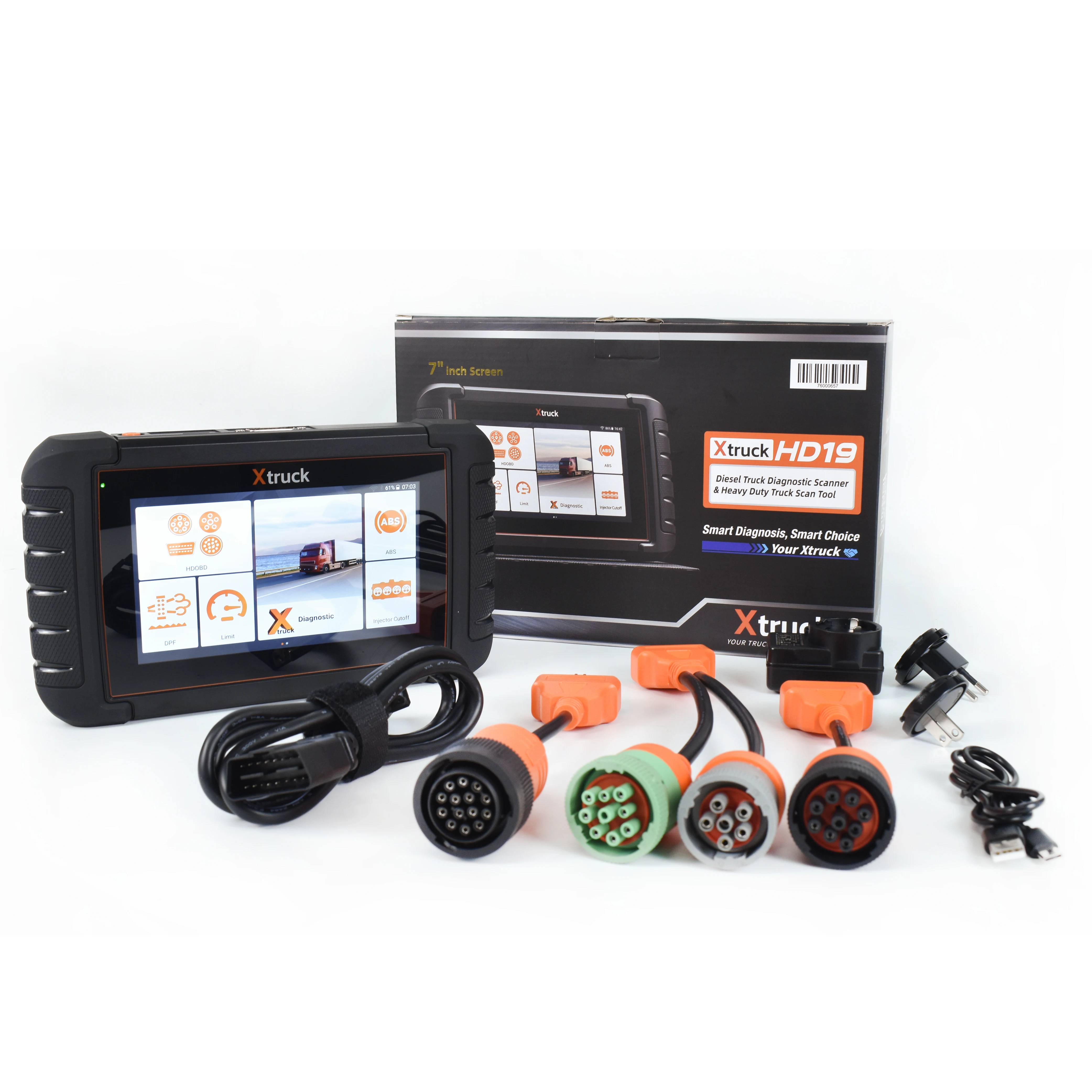 Xtruck HD19 newly developed Heavy Duty diagnostic scanner for pickups\trucks\ buses