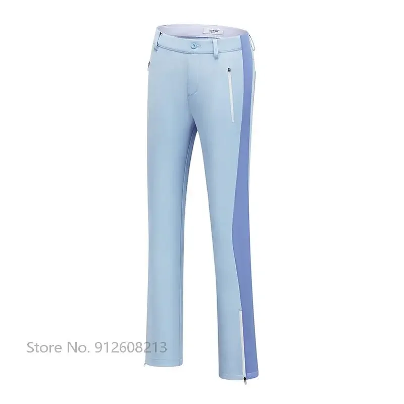 TTYGJ Ladies Outdoor Slim Trousers Zipper Split Golf Pants Women Spring Summer Golf Sports Sweatpants Elastic Casual Pant XS-XL