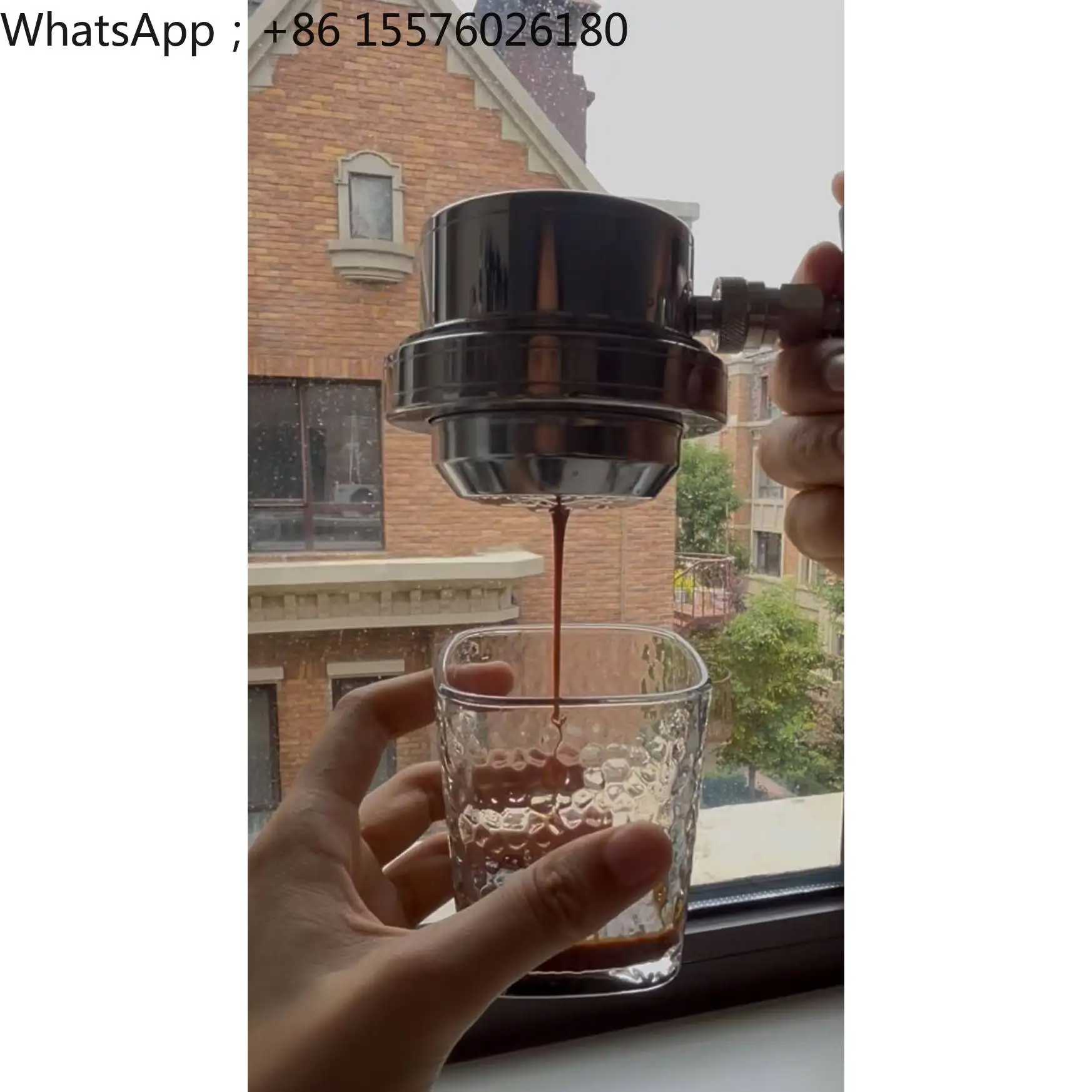 Pneumatic Coffee Machine CO2 Pressure Reducing Valve Camping Dual Meters Can Control Pre-immersion Constant Pressure Output