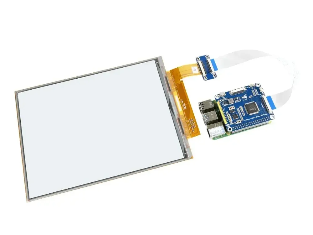 Для Raspberry Pi 5 10,3-дюймовый гибкий дисплей E-Ink HAT, контроллер IT8951, разрешение 1872*1404