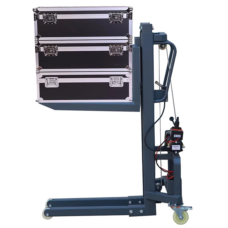 

Electric lift truck forklift equipment aviation box handling and loading and unloading artifact small lighting stage sound loadi