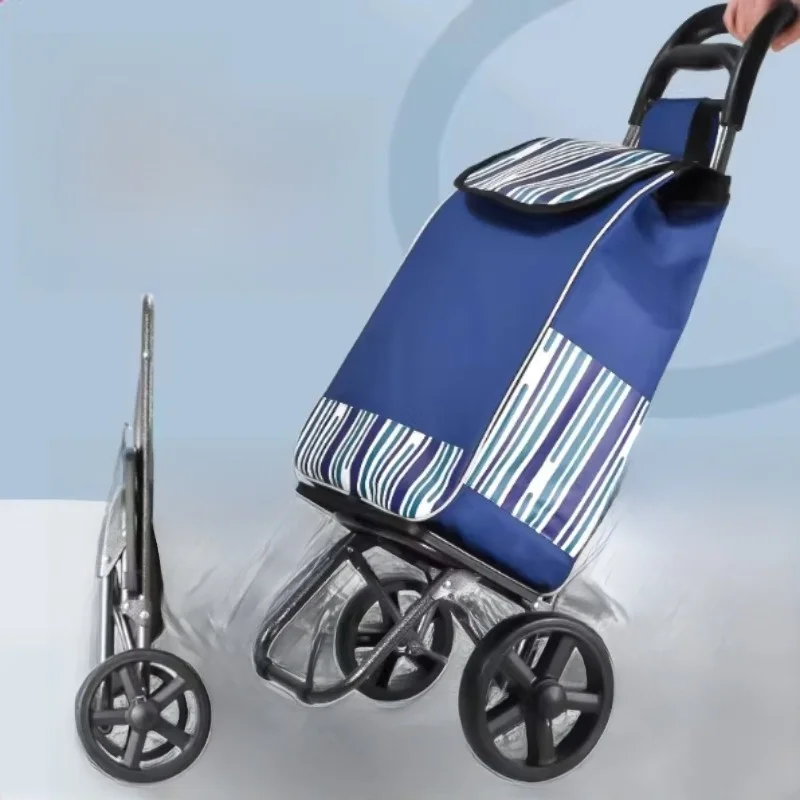 portable-hand-pulled-shopping-cart-lightweight-stair-climbing-vegetable-buying-hand-driven-rod-trailer-for-elderly-home-use